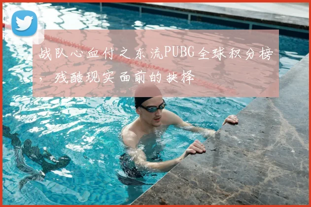 战队心血付之东流PUBG全球积分榜,残酷现实面前的抉择
